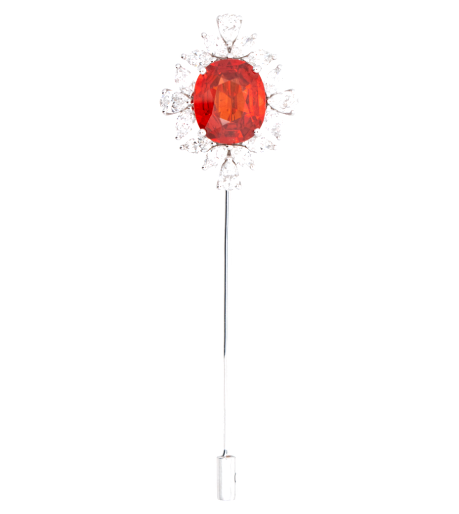 Saffron Light Brooch
